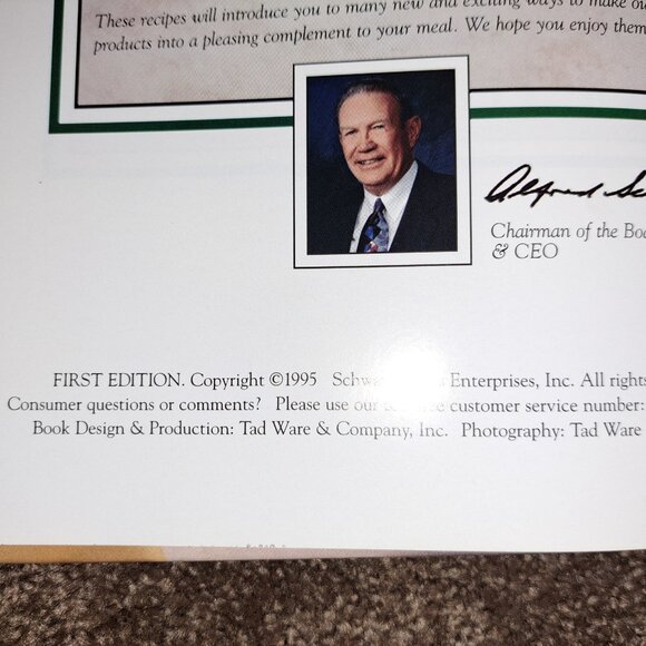 Vintage Schwan's Family Favorites: The Best of the Roundup Cook Book - Picture 2 of 5